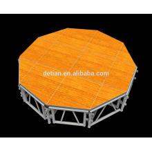 China Detian floor system wood floor outdoor stage concert stage